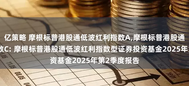 亿策略 摩根标普港股通低波红利指数A,摩根标普港股通低波红利指数C: 摩根标普港股通低波红利指数型证券投资基金2025年第2季度报告