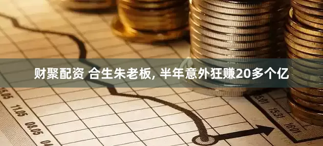 财聚配资 合生朱老板, 半年意外狂赚20多个亿